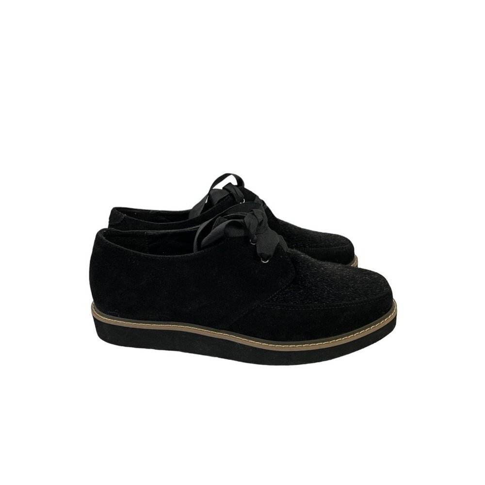 Arizona Jeans Women's Black Faux Fur Shoes - Picture 2 of 6